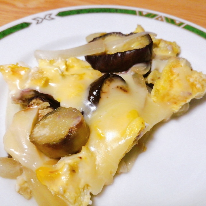 なすと玉ねぎと卵のチーズ焼き レシピ 作り方 By はじゃじゃ 楽天レシピ
